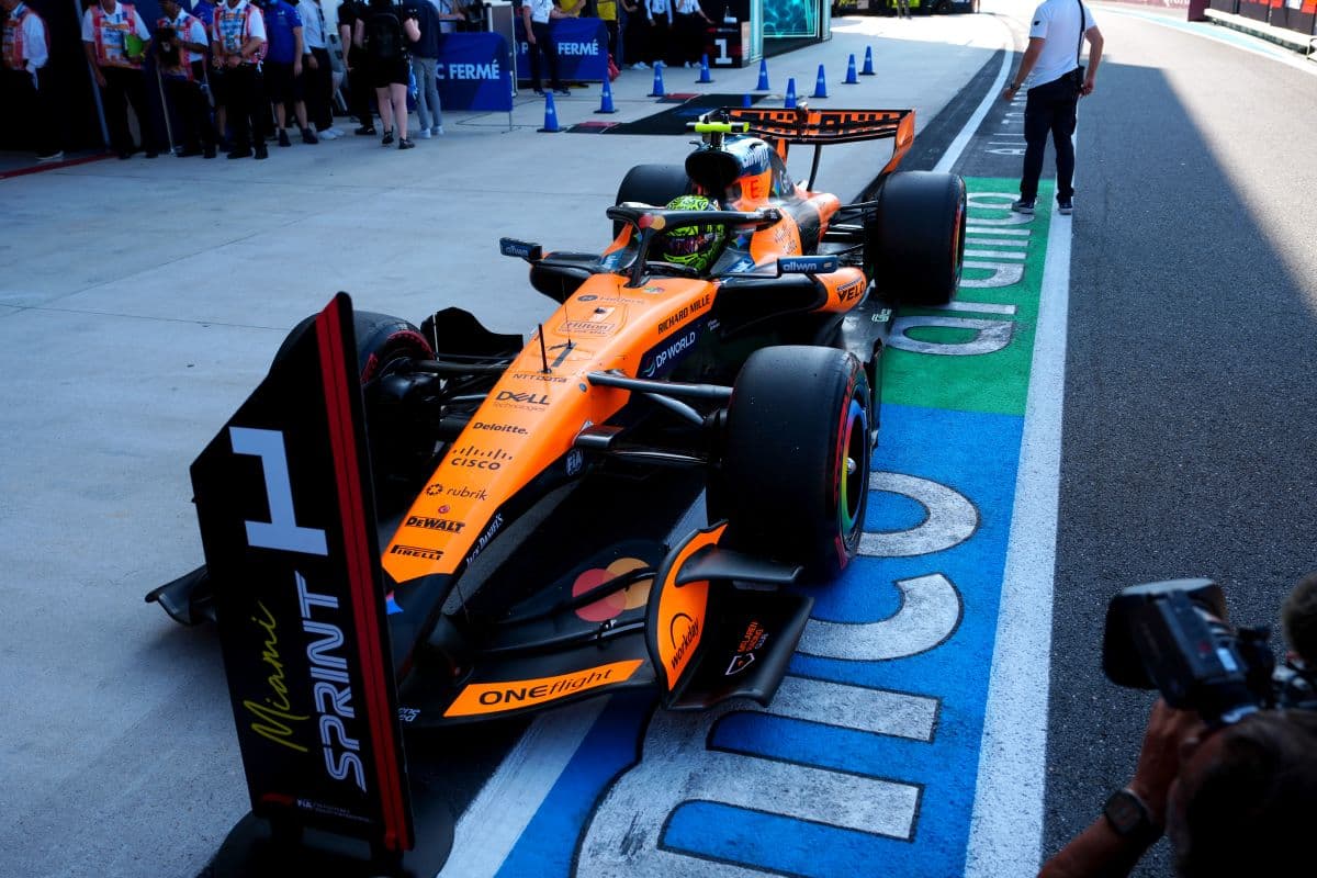 Norris domina la Sprint di Miami: Ferrari sul podio con Leclerc tra spettacolo e colpi di scena