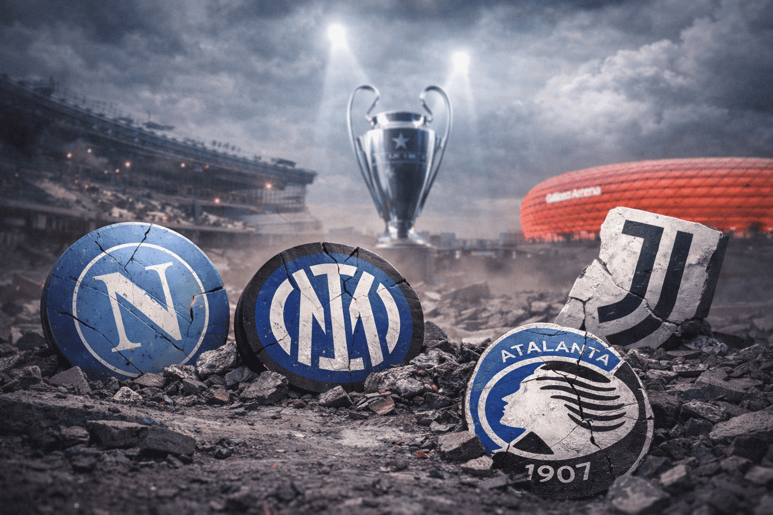 Il calcio italiano scompare dai radar: la Champions lancia l’allarme più duro