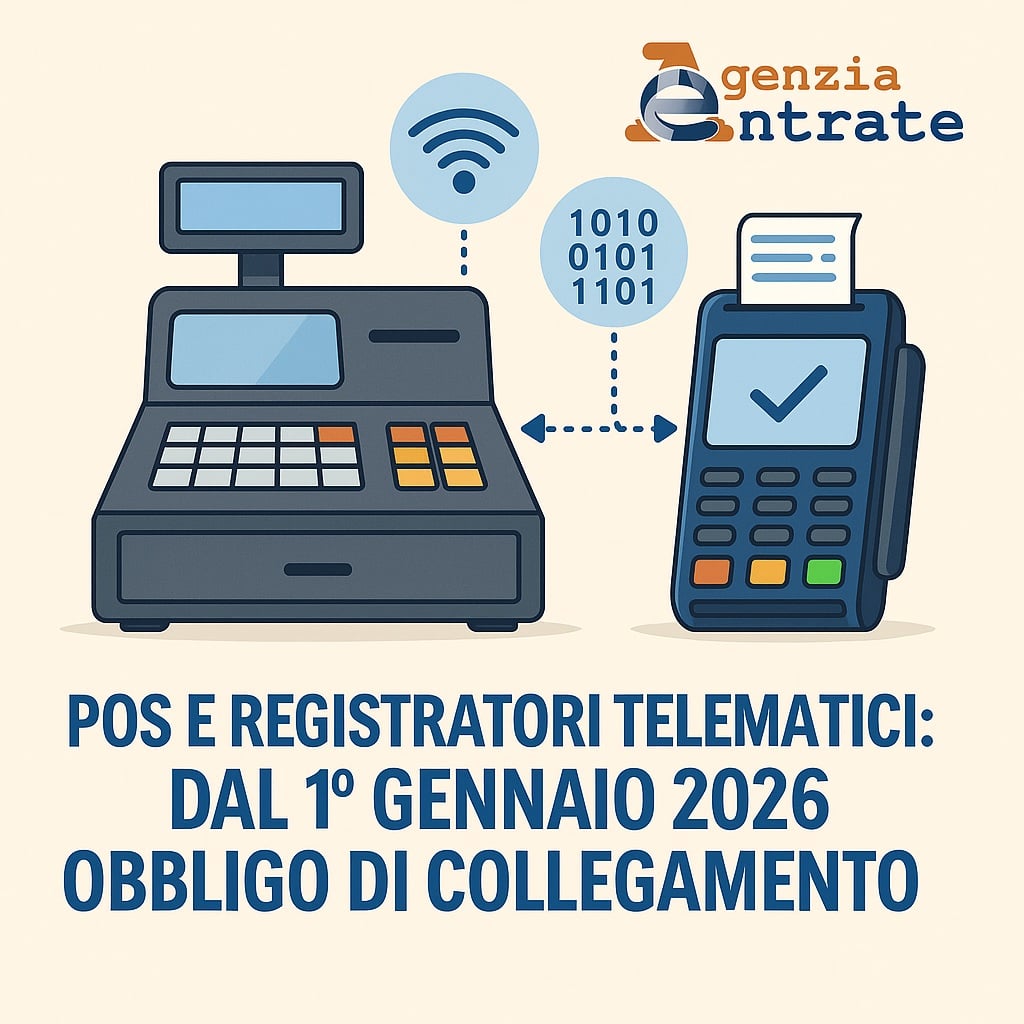 POS e scontrini digitali: dal 2026 parte il collegamento obbligatorio con l’Agenzia delle Entrate