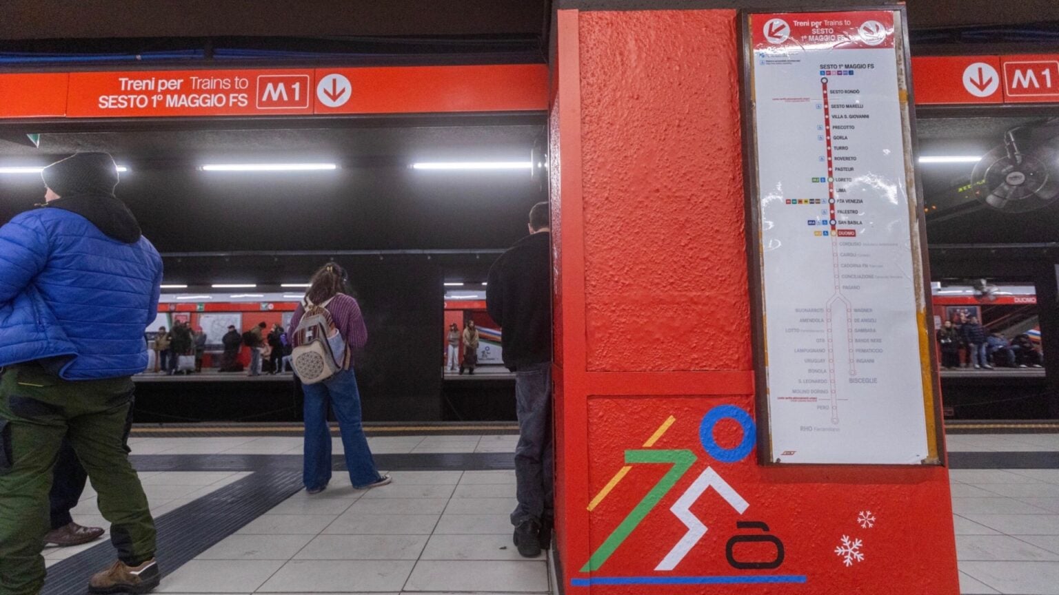 “Caos sulla M1 a Milano: frenata d’emergenza in metro, passeggeri contusi alla stazione Cadorna”