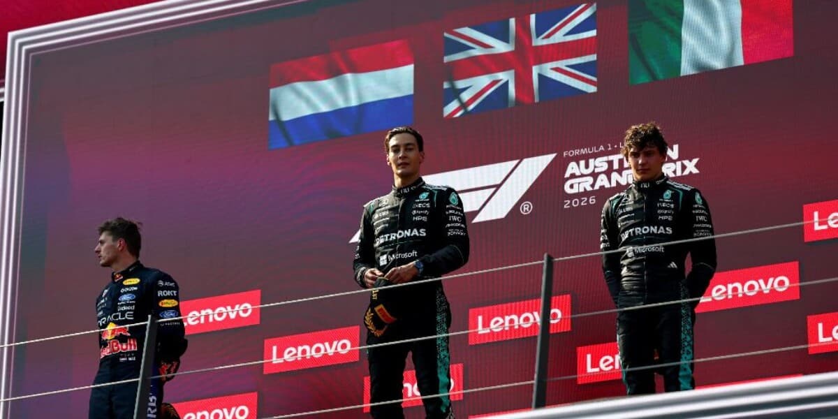 Austria, Russell firma il colpo Mercedes: Antonelli sul podio, Ferrari in ombra