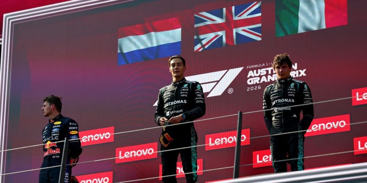 Austria, Russell firma il colpo Mercedes: Antonelli sul podio, Ferrari in ombra