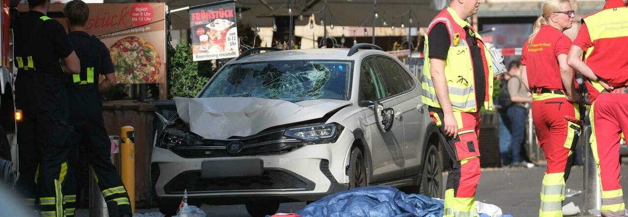 “Incubo a Lipsia: auto sulla folla in centro città, due morti e diversi feriti”