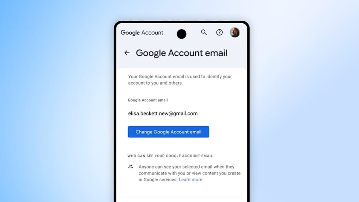Gmail rompe un tabù di 22 anni: cambiare nome senza perdere sé stessi digitalmente