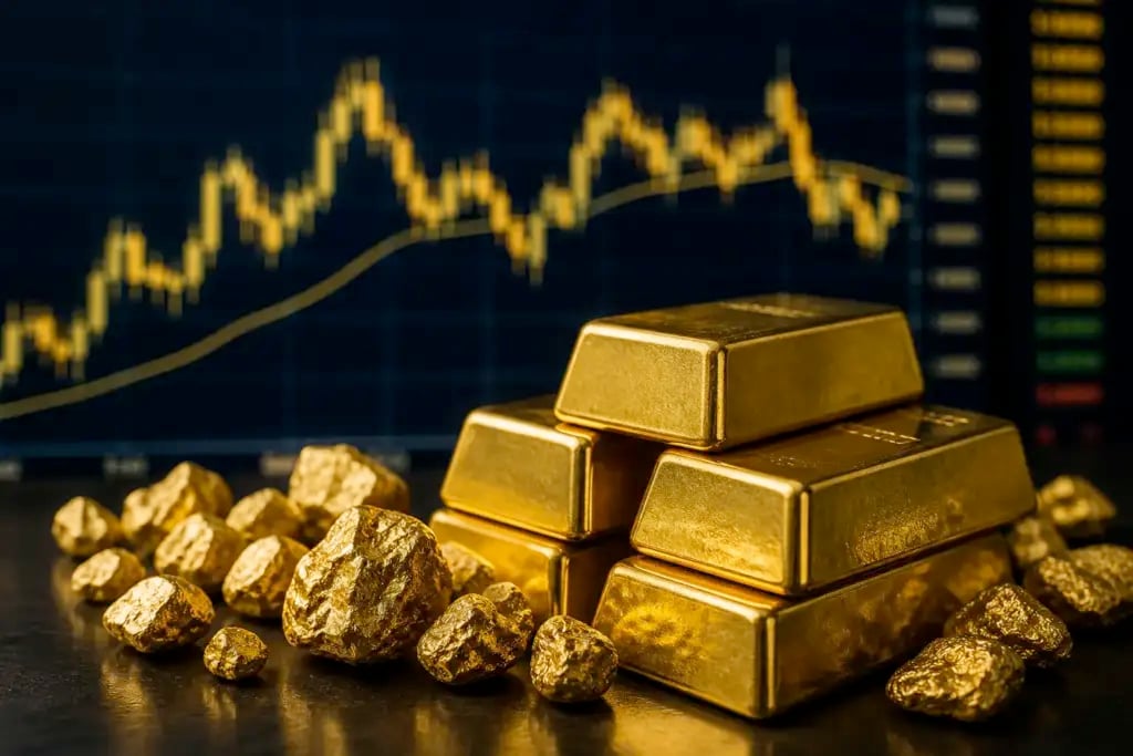 Oro in bilico sui mercati: futures in calo, ma il lingotto resta stabile