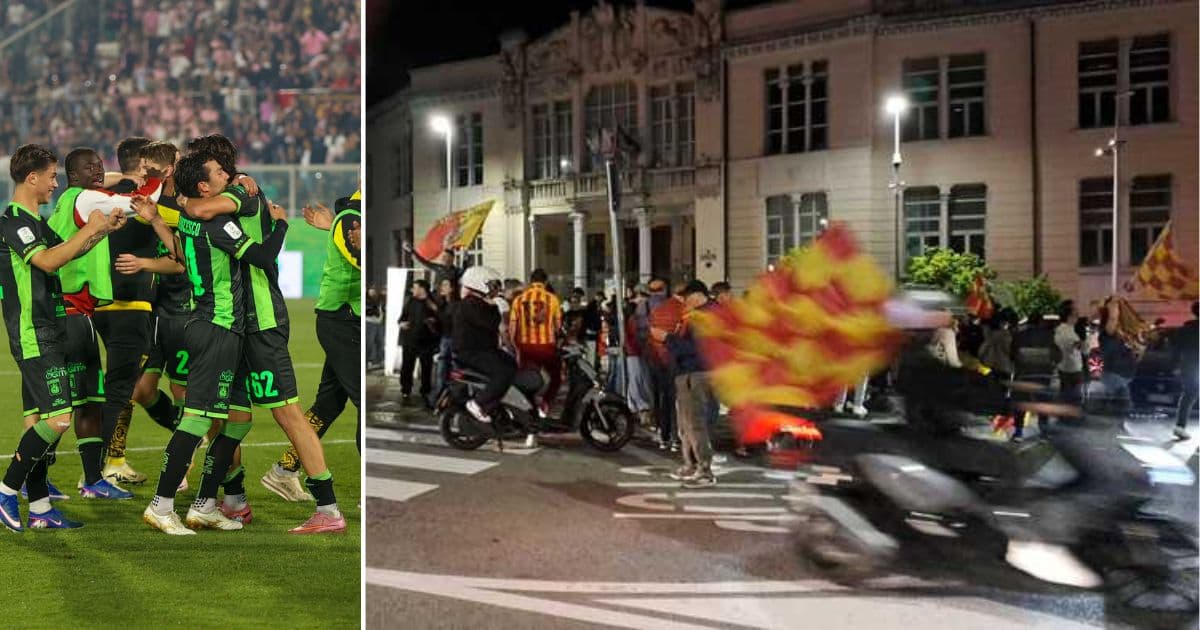 Catanzaro da sogno: finale storica per la Serie A, la città esplode di gioia tra cori, bandiere e caroselli