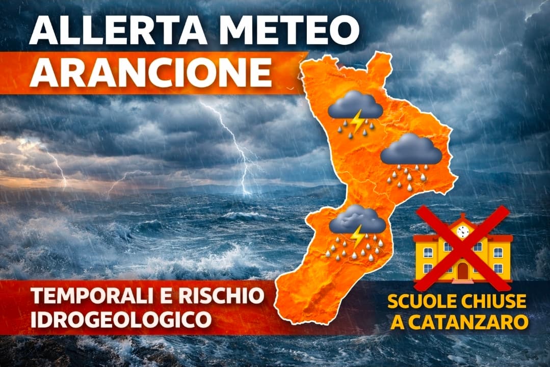 Allerta meteo arancione: scuole chiuse, attivato il COC e misure straordinarie di sicurezza in città
